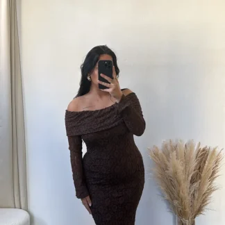 Vestido longo rendado