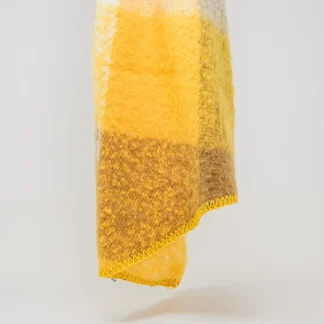 Echarpe em beige e amarelo