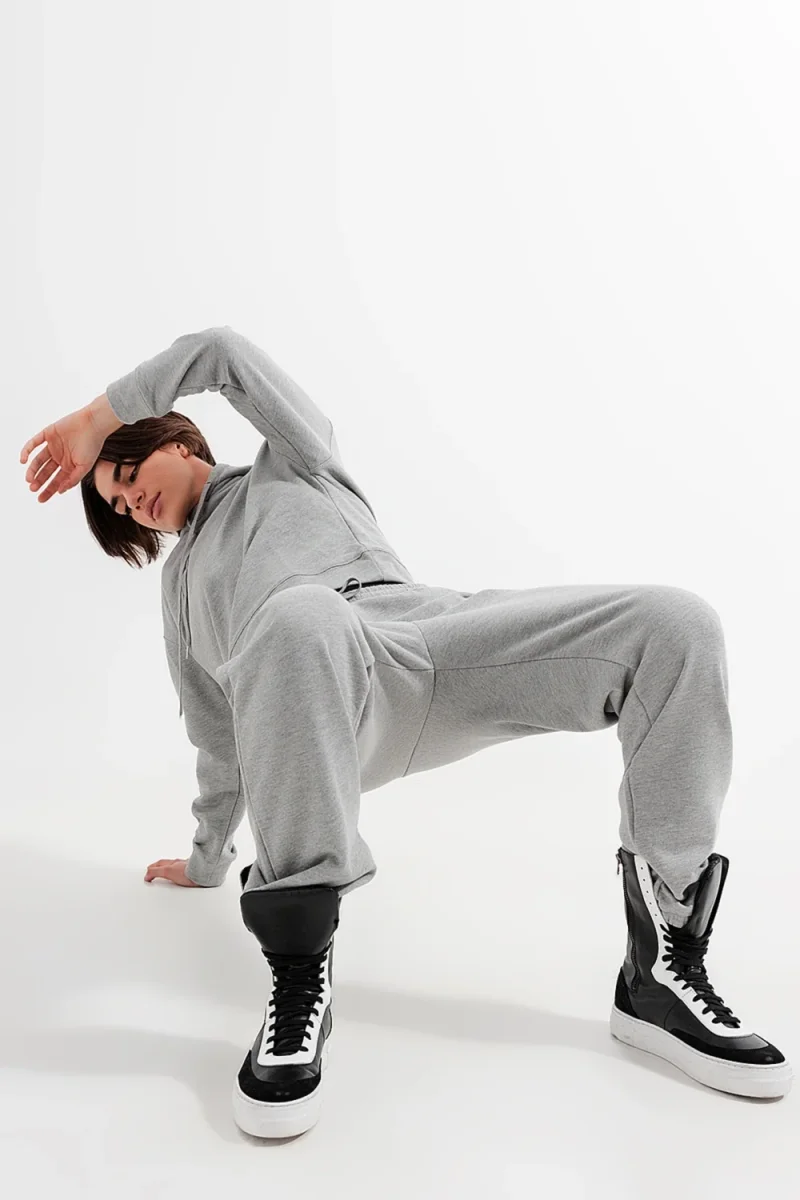 Jogger cinzento claro - Image 5
